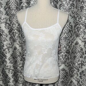 Chantilace White Lace Camisole Top